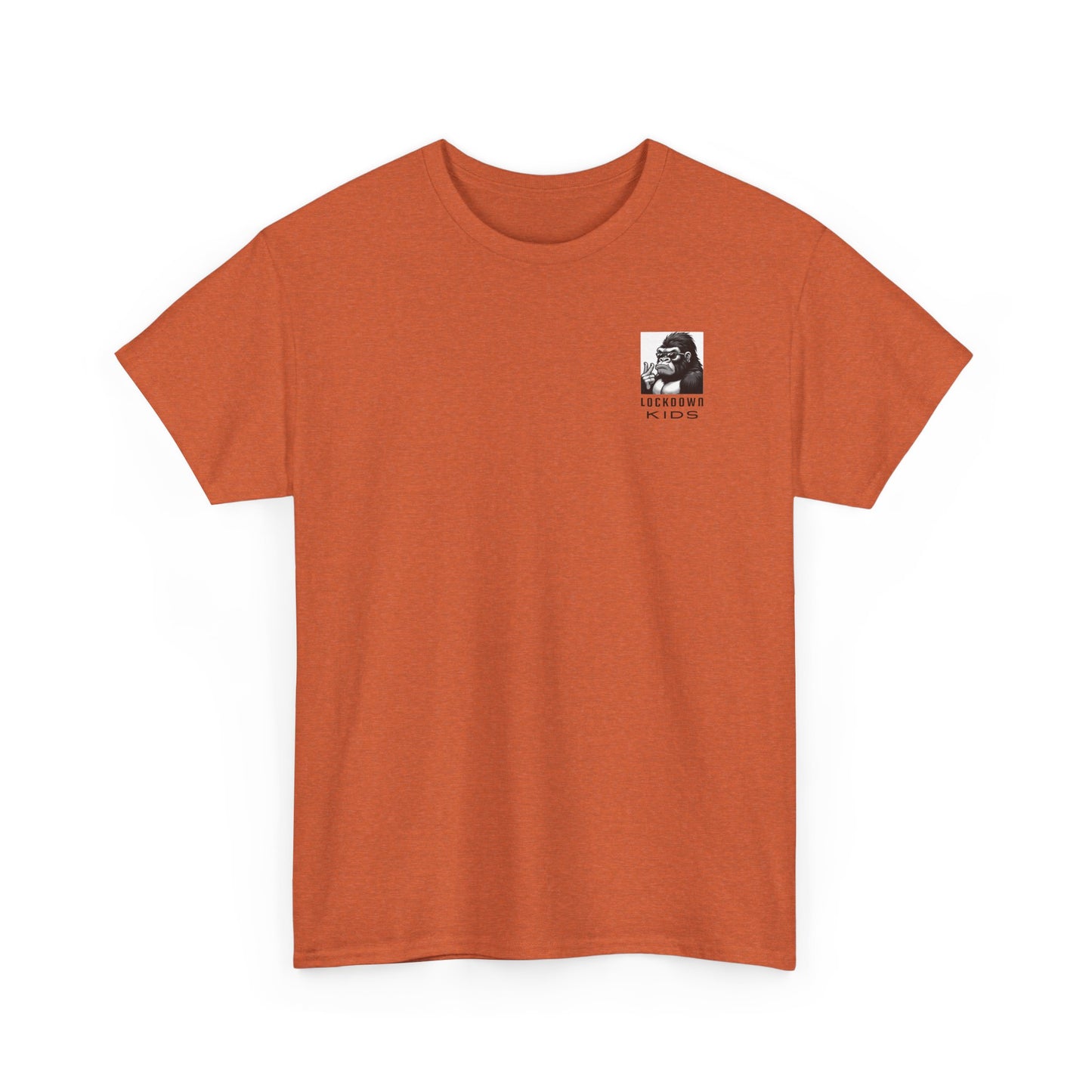 Lockdown Kids Small Gorilla - MF Heavy Cotton available in diff colors and adult sized tshirt