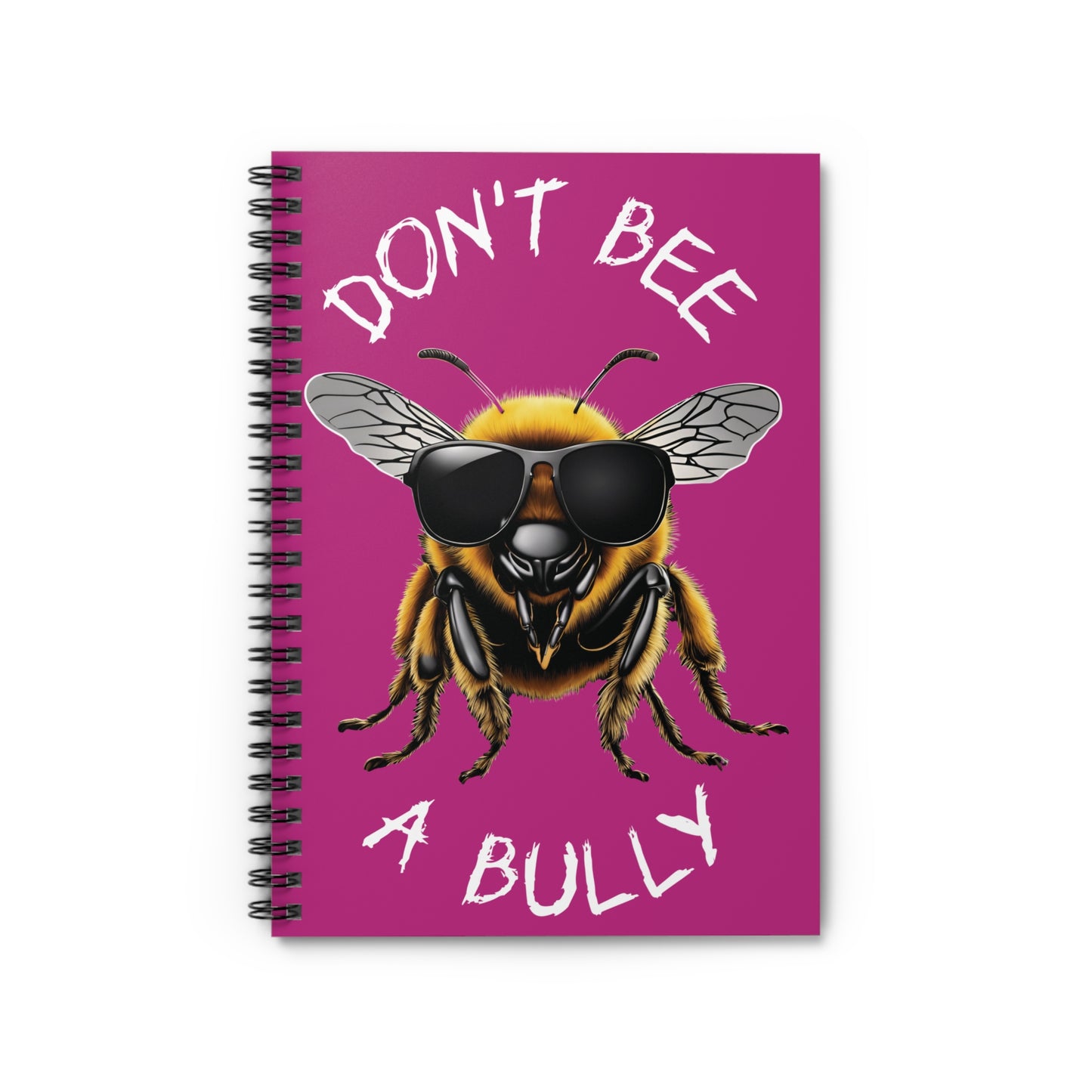 Don't bee a bully note book - pink