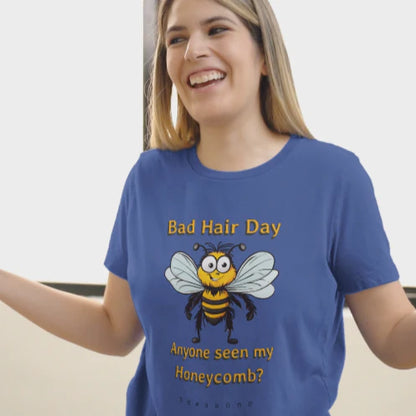 Bad Hair Day beeasone MF Jersey Short Sleeve with dual side seams to hold shape for longer t-shirt