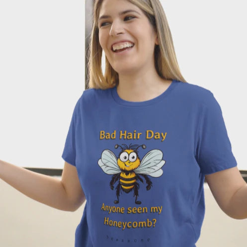 Bad Hair Day beeasone MF Jersey Short Sleeve with dual side seams to hold shape for longer t-shirt