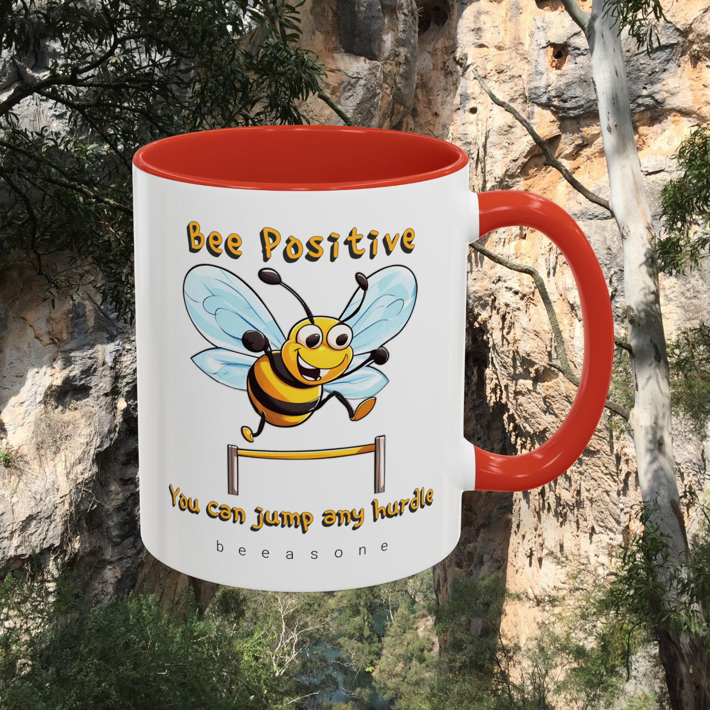 Bee Positive with a mug from beeasone.com  You will love it