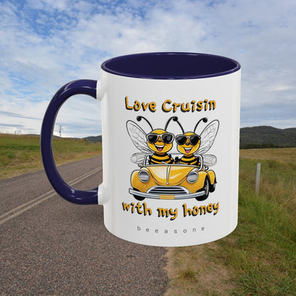 Love cruisin with my honey beeasone Hot Chocolate or Coffee Mug 11oz (325mls) or 15oz (443mls)