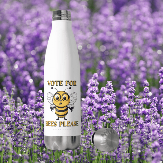 Vote for bees please beeasone 20oz (590mls) water bottle