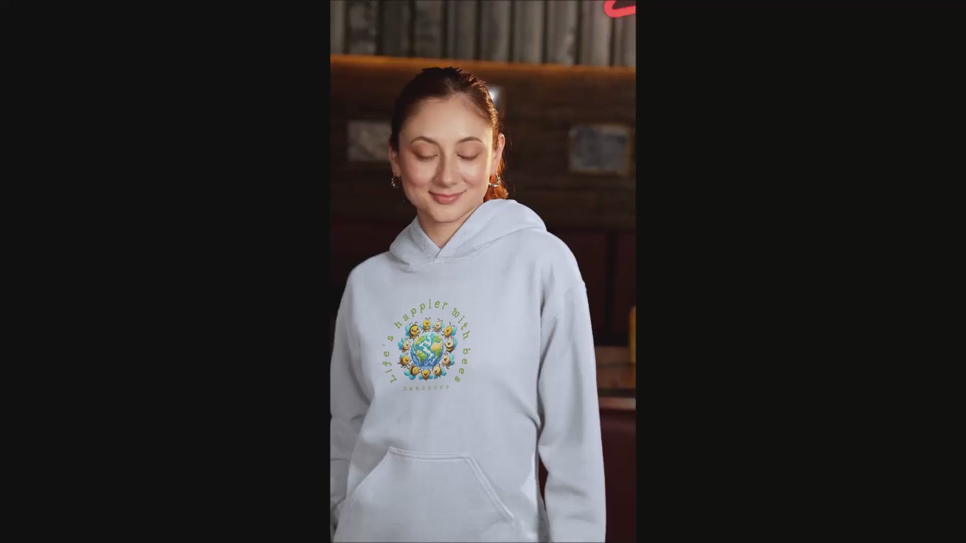 Load video: Cool hoodie